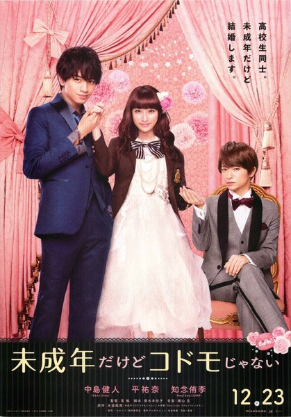 未成年だけどコドモじゃない (2017) original Japanese theatrical chirashi flyer