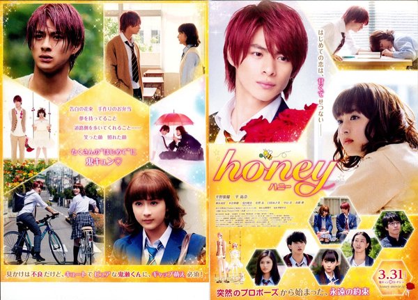 honey (2018) original Japanese theatrical chirashi flyer