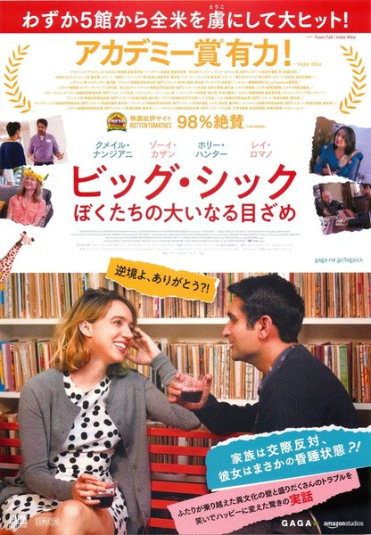 The Big Sick (2017) original Japanese theatrical chirashi flyer