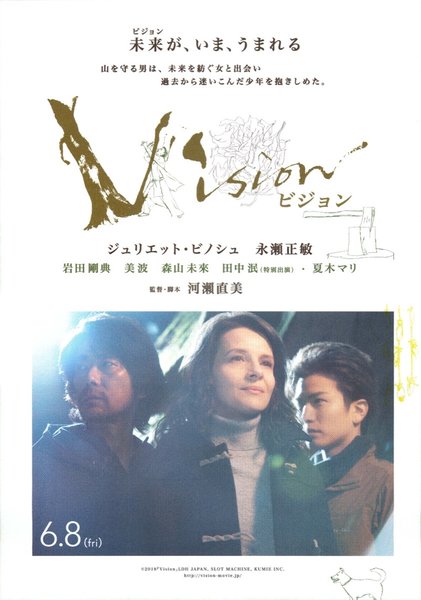 Vision (2017) original Japanese theatrical chirashi flyer