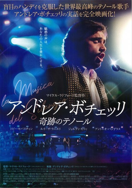 The Music of Silence (2018) original Japanese theatrical chirashi flyer