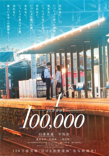 One in 100,000 (2020) original Japanese theatrical chirashi flyer