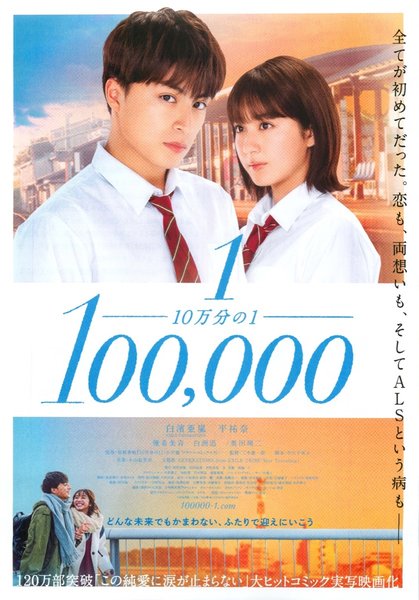 One in 100,000 (2020) original Japanese theatrical chirashi flyer