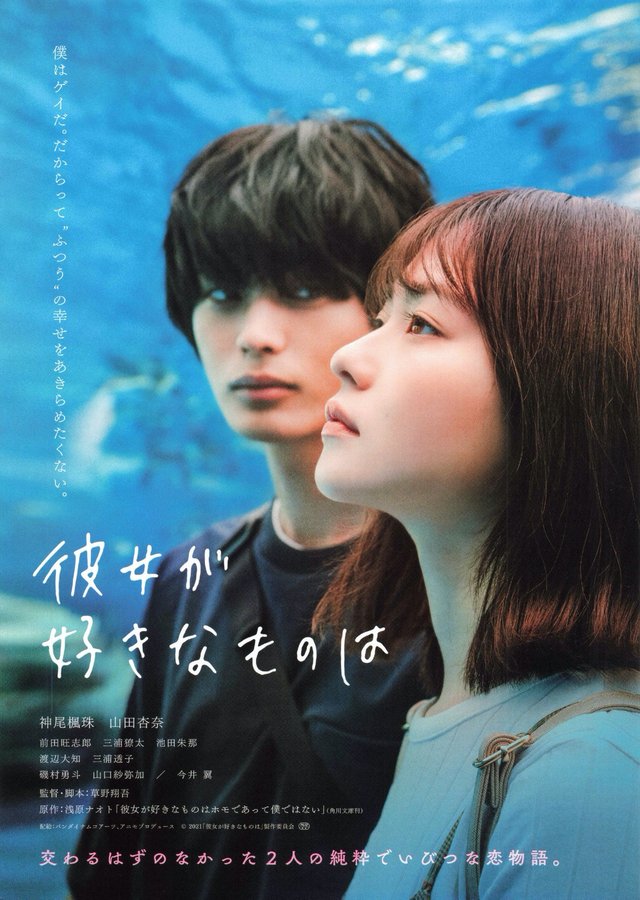 彼女が好きなものは (2021) original Japanese theatrical chirashi flyer
