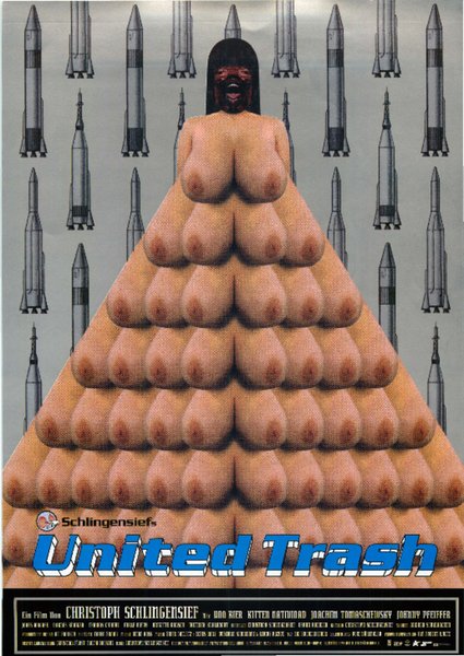 UNITED TRASH (1996) original Japanese theatrical chirashi flyer