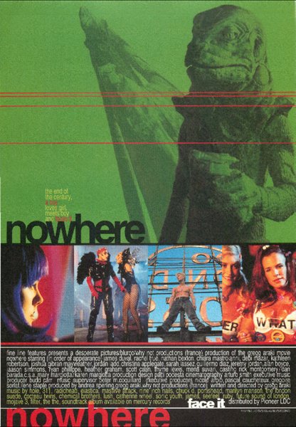 NOWHERE (1997) original Japanese theatrical chirashi flyer
