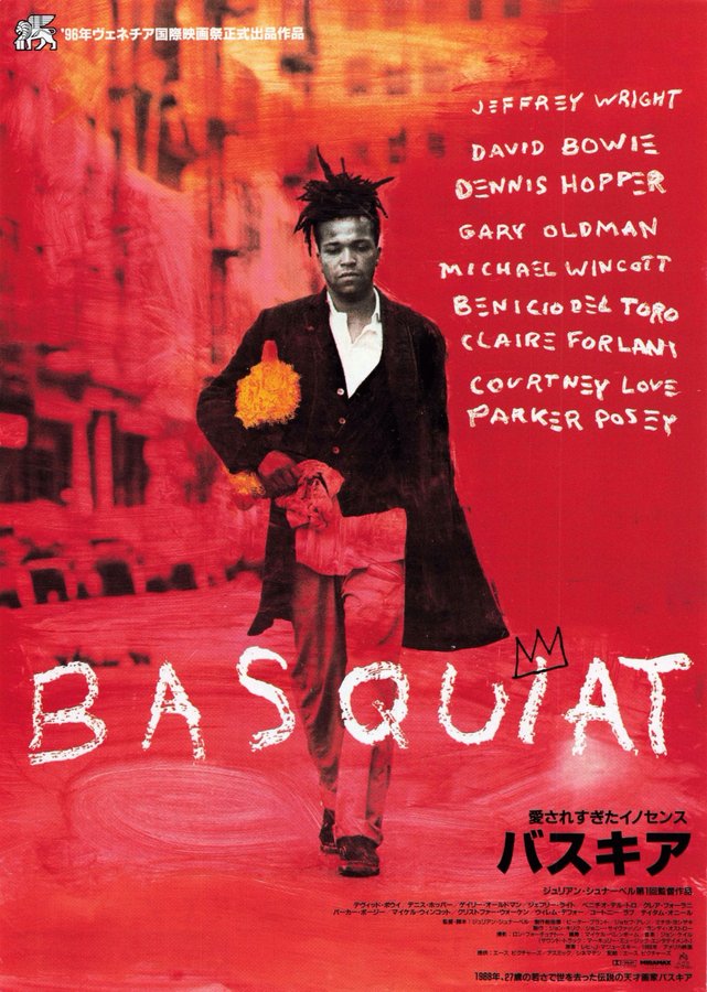 BASQUIAT (1996) original Japanese theatrical chirashi flyer