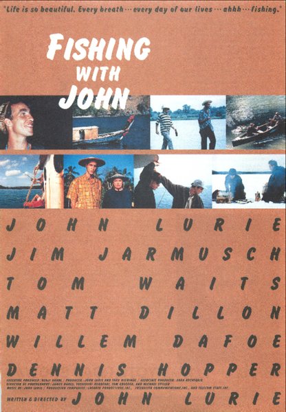 FISHING WITH JOHN (1991) original Japanese theatrical chirashi flyer