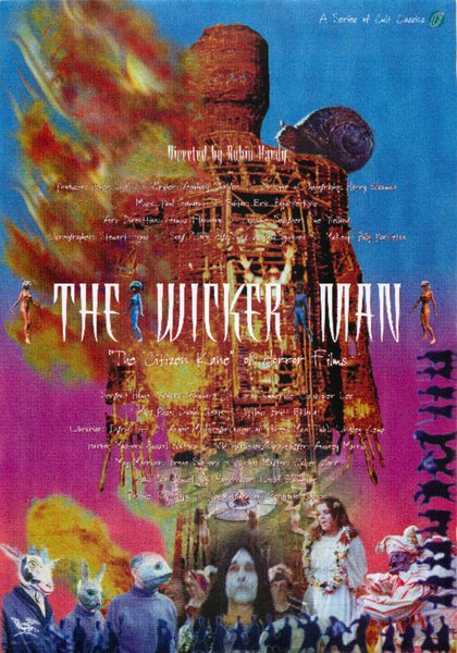 THE WICKER MAN (1973) original Japanese theatrical chirashi flyer