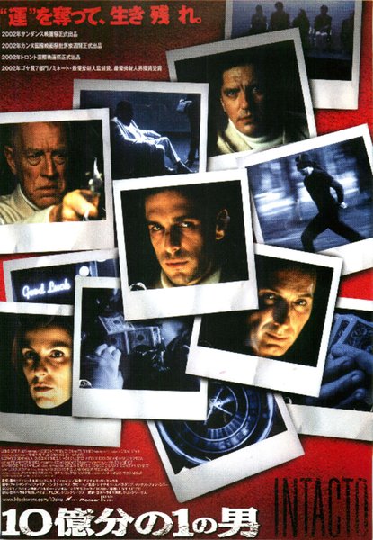 INTACTO (2001) original Japanese theatrical chirashi flyer