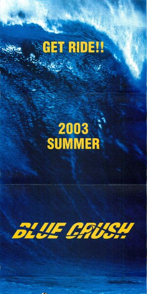 BLUE CRUSH (2002) original Japanese theatrical chirashi flyer