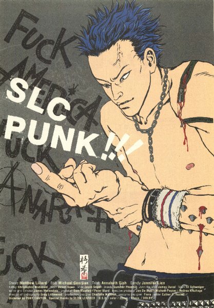 S.L.C. PUNK！ (1999) original Japanese theatrical chirashi flyer
