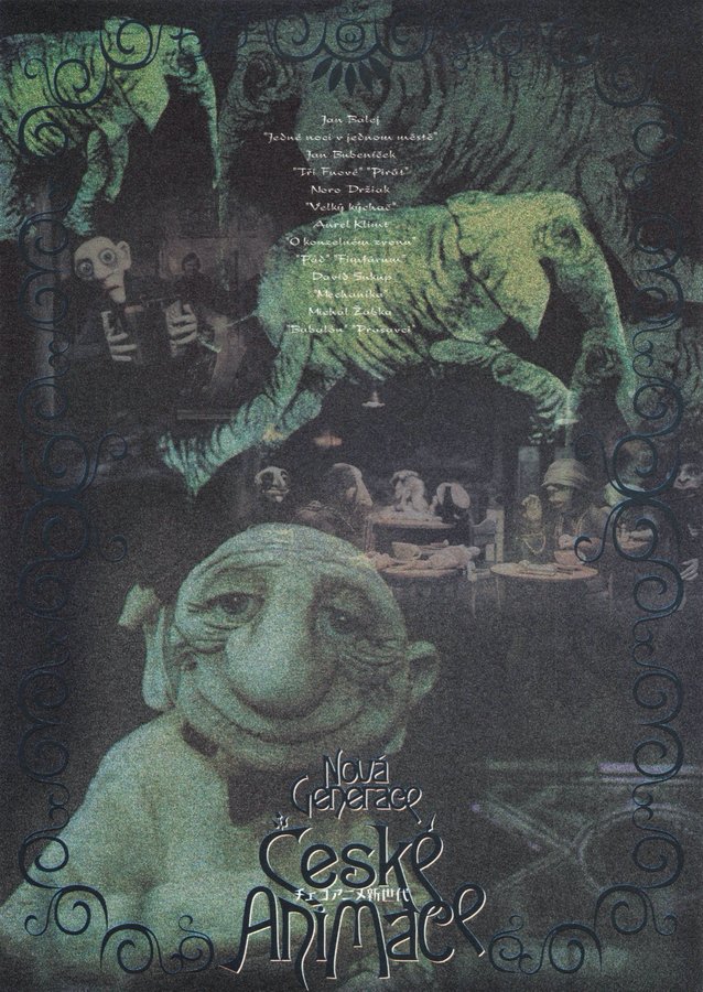 チェコアニメ新世代 (2002) original Japanese theatrical chirashi flyer