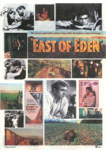 EAST OF EDEN (1954) original Japanese theatrical chirashi flyer