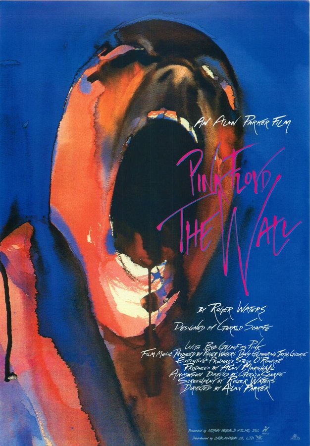 PINK FLOYD THE WALL (1982) original Japanese theatrical chirashi flyer