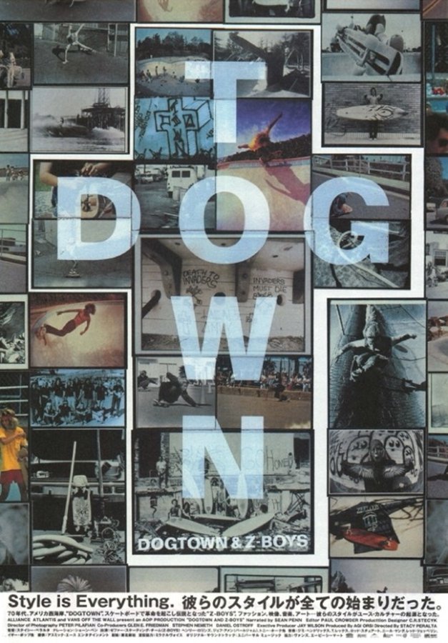 DOGTOWN AND Z-BOYS (2001) original Japanese theatrical chirashi flyer