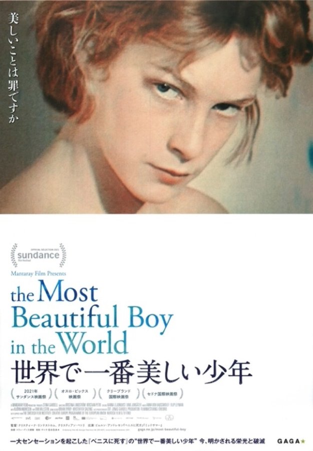 The Most Beautiful Boy in the World (2021) original Japanese theatrical chirashi flyer