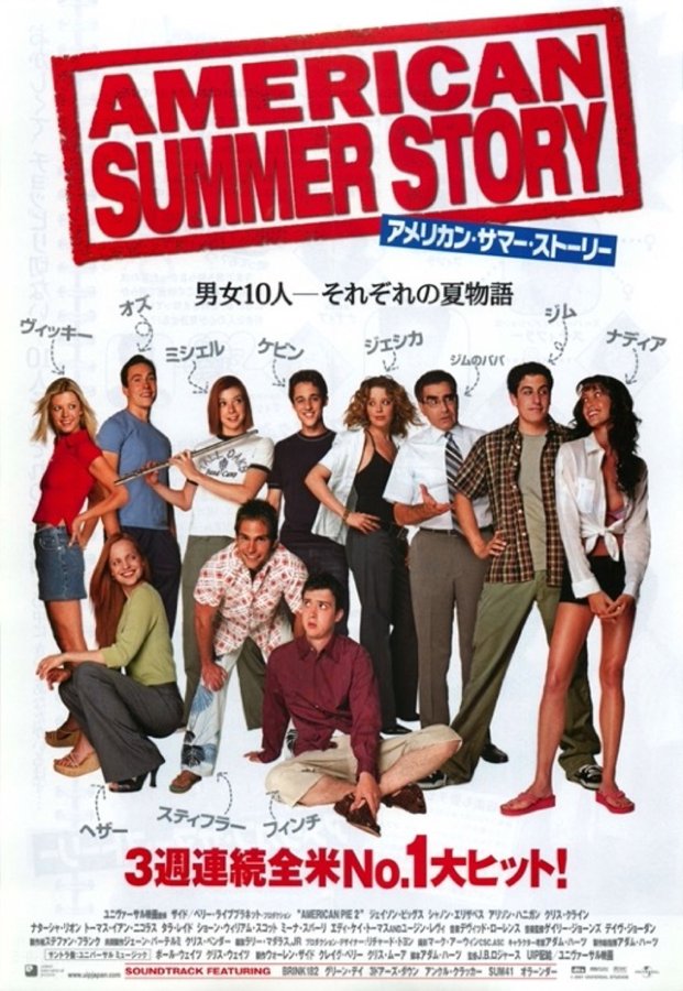 アメリカン・サマー・ストーリー (2002) original Japanese theatrical chirashi flyer