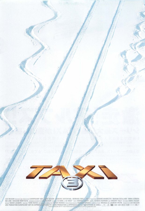 Taxi 3 (2003) original Japanese theatrical chirashi flyer