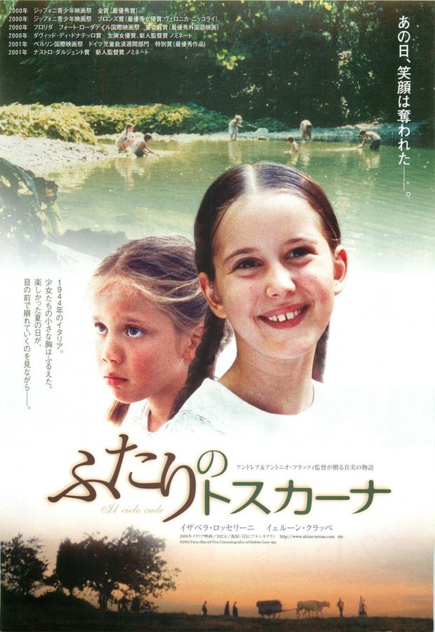 IL CIELO CADE (2000) original Japanese theatrical chirashi flyer