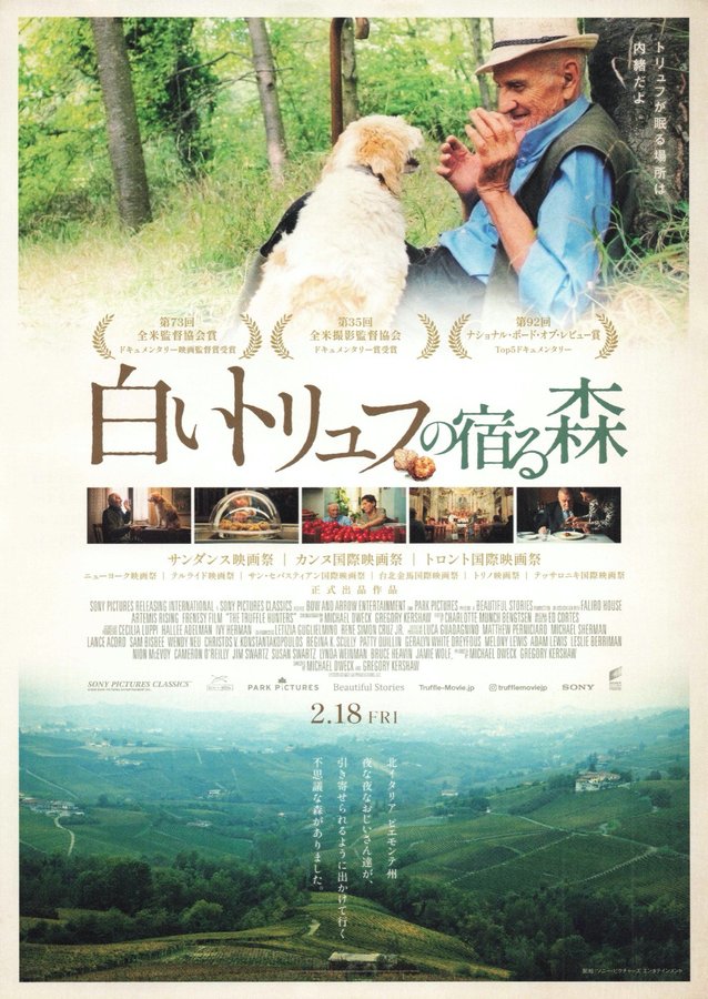 The Truffle Hunters (2020) original Japanese theatrical chirashi flyer