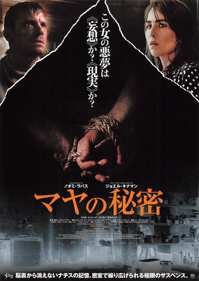 The Secrets We Keep (2020) original Japanese theatrical chirashi flyer