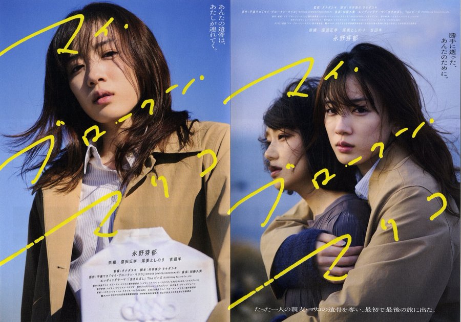 My Broken Mariko (2022) original Japanese theatrical chirashi flyer