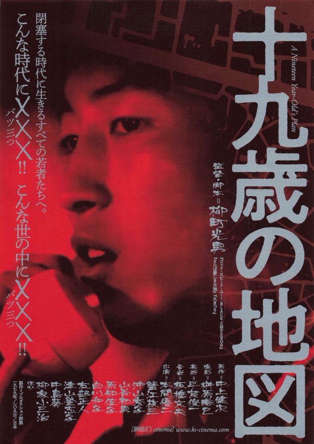 十九歳の地図 (1979) original Japanese theatrical chirashi flyer