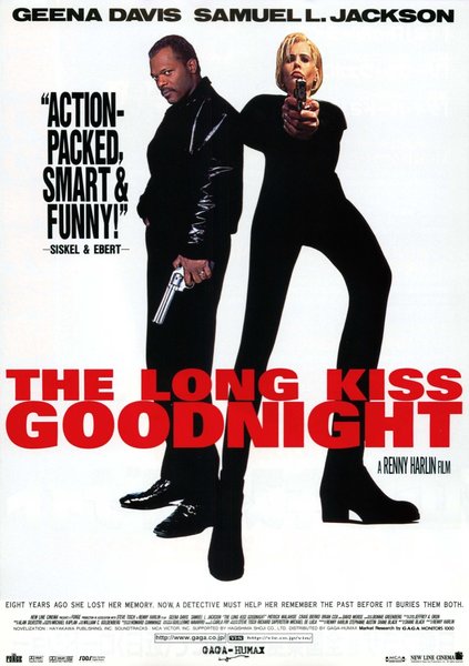 THE LONG KISS GOODNIGHT (1996) original Japanese theatrical chirashi flyer