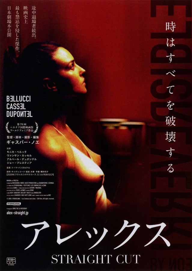 IRREVERSIBLE (2002) original Japanese theatrical chirashi flyer