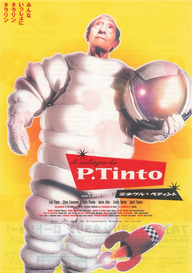 EL MILAGRO DE P. TINTO (1998) original Japanese theatrical chirashi flyer