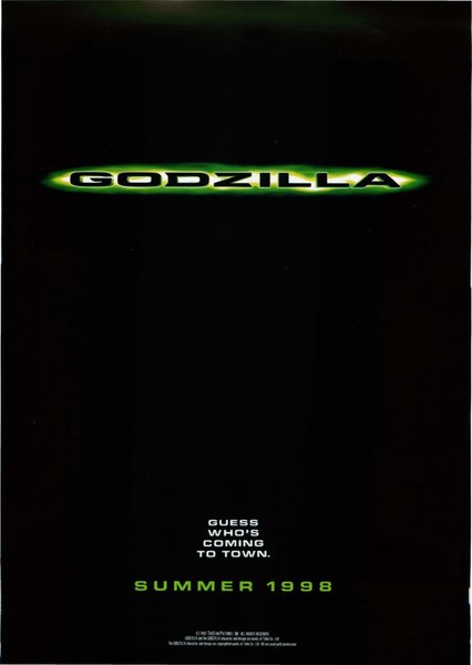 Godzilla (1998) original Japanese theatrical chirashi flyer