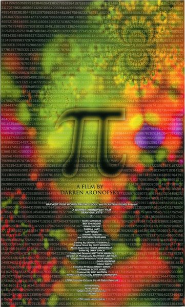 PI (1997) original Japanese theatrical chirashi flyer