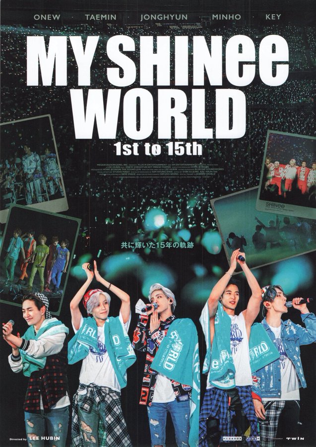 My SHINee World (2023) original Japanese theatrical chirashi flyer