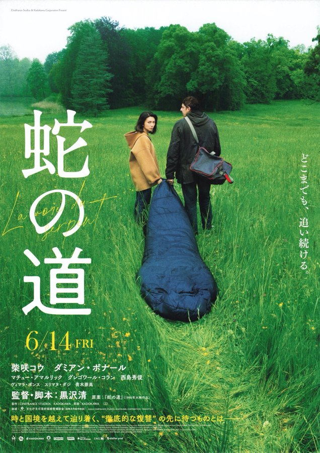 Serpent's Path (1998) original Japanese theatrical chirashi flyer