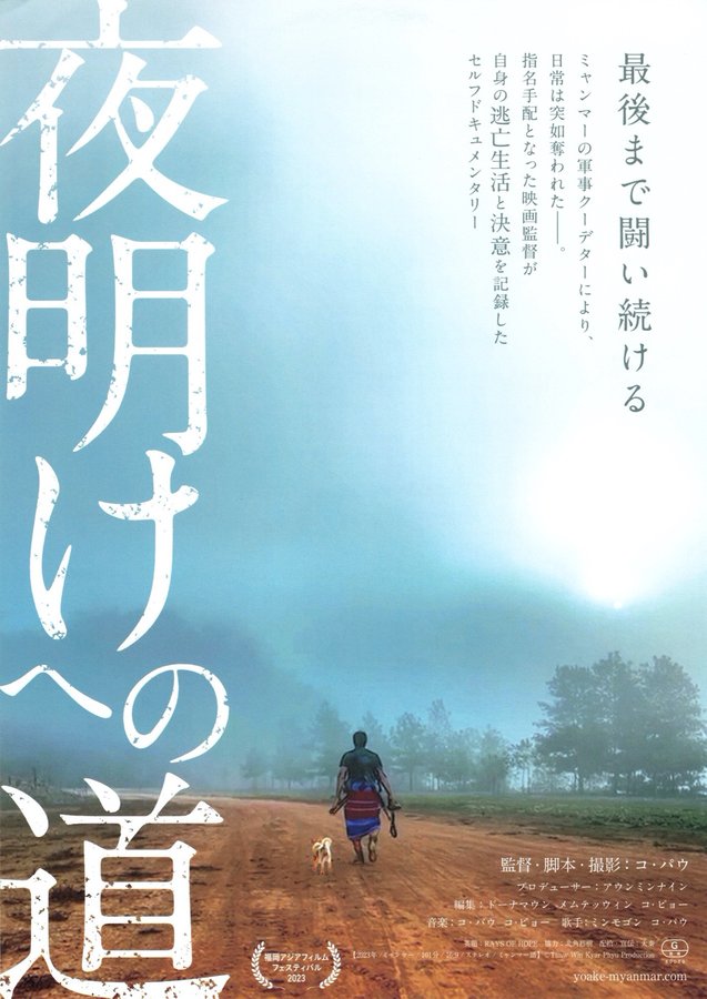 Rays of Hope (2023) original Japanese theatrical chirashi flyer