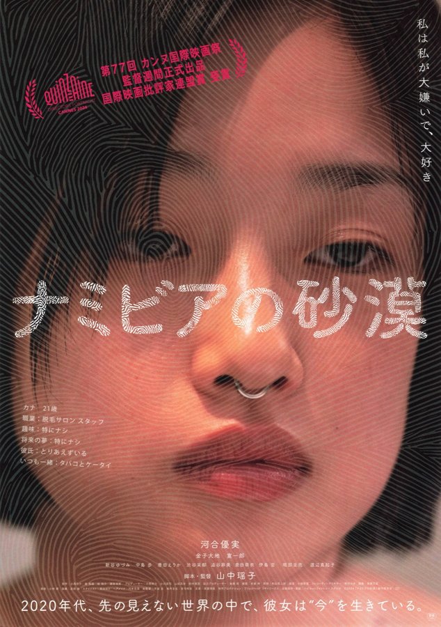 The Desert of Namibia (2024) original Japanese theatrical chirashi flyer