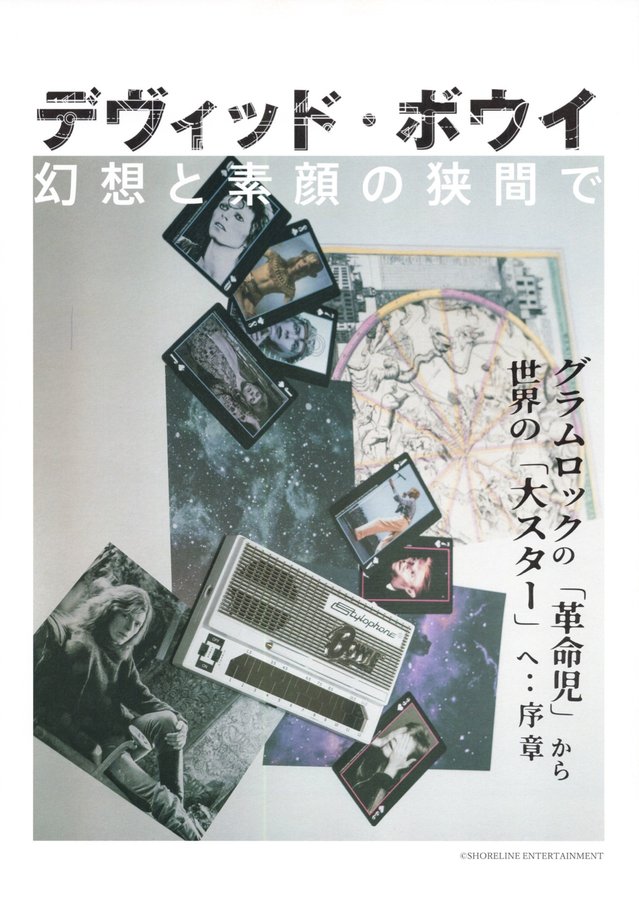 デヴィット・ボウイ　幻想と素顔の狭間で (2025) original Japanese theatrical chirashi flyer