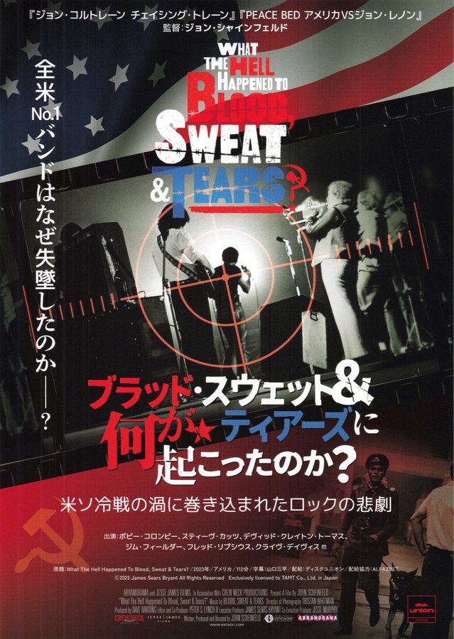 What Happened to Blood, Sweat & Tears? (2024) original Japanese theatrical chirashi flyer