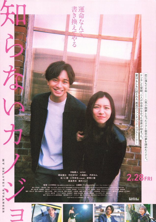 The Girlfriend I Don't Know (2025) original Japanese theatrical chirashi flyer