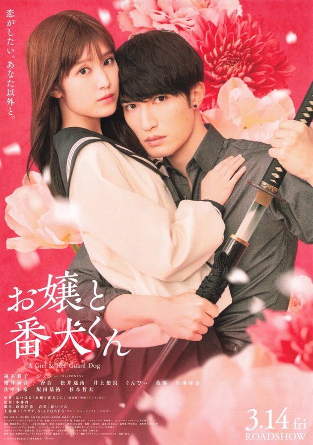 A Girl & Her Guard Dog (2025) original Japanese theatrical chirashi flyer