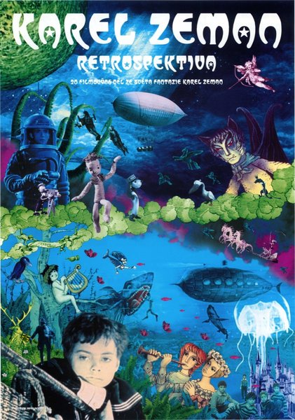 カレル・ゼマン　レトロスペクティヴ (2008) original Japanese theatrical chirashi flyer