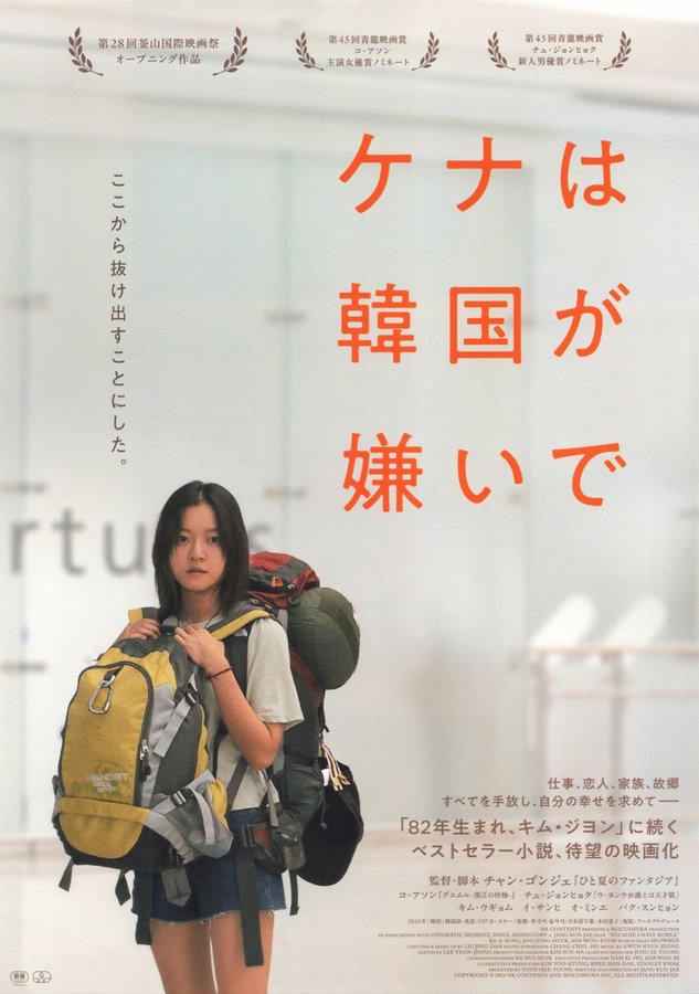 BECAUSE I HATE KOREA (2025) original Japanese theatrical chirashi flyer
