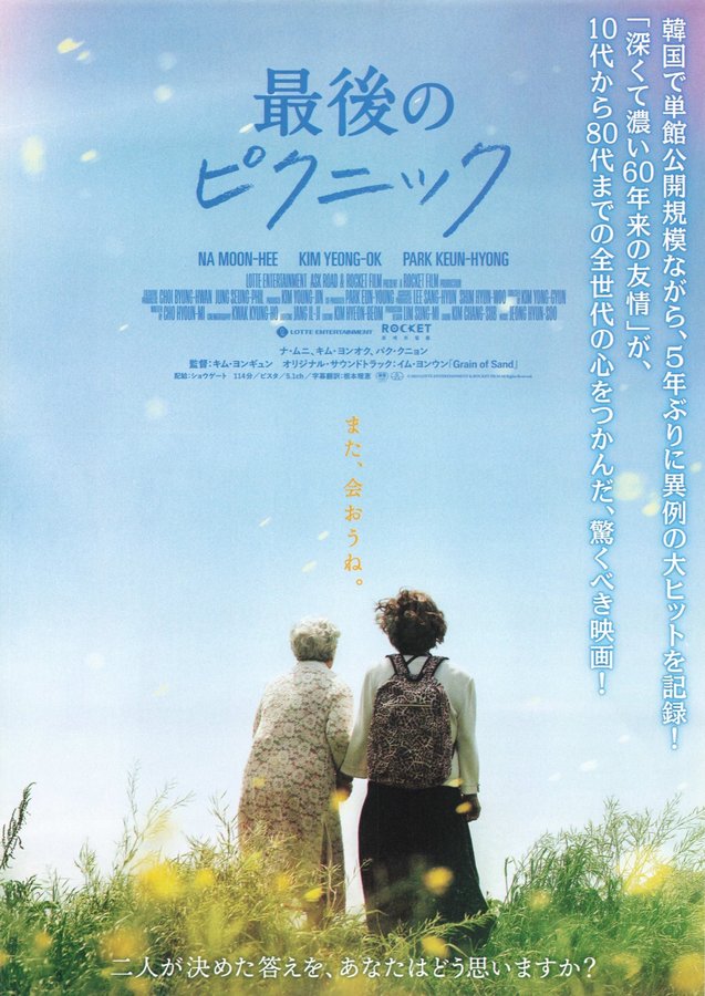 Picnic (2025) original Japanese theatrical chirashi flyer