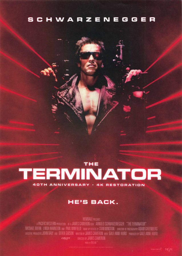 The Terminator (2025) original Japanese theatrical chirashi flyer