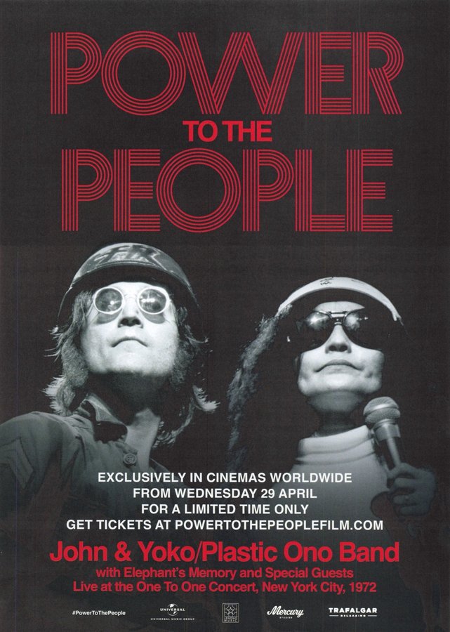 POWER TO THE PEOPLE (2026) original Japanese theatrical chirashi flyer