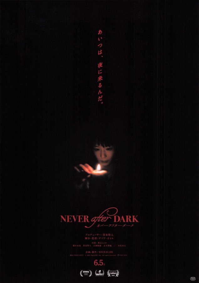 Never After Dark　ネバーアフターダーク (2026) original Japanese theatrical chirashi flyer