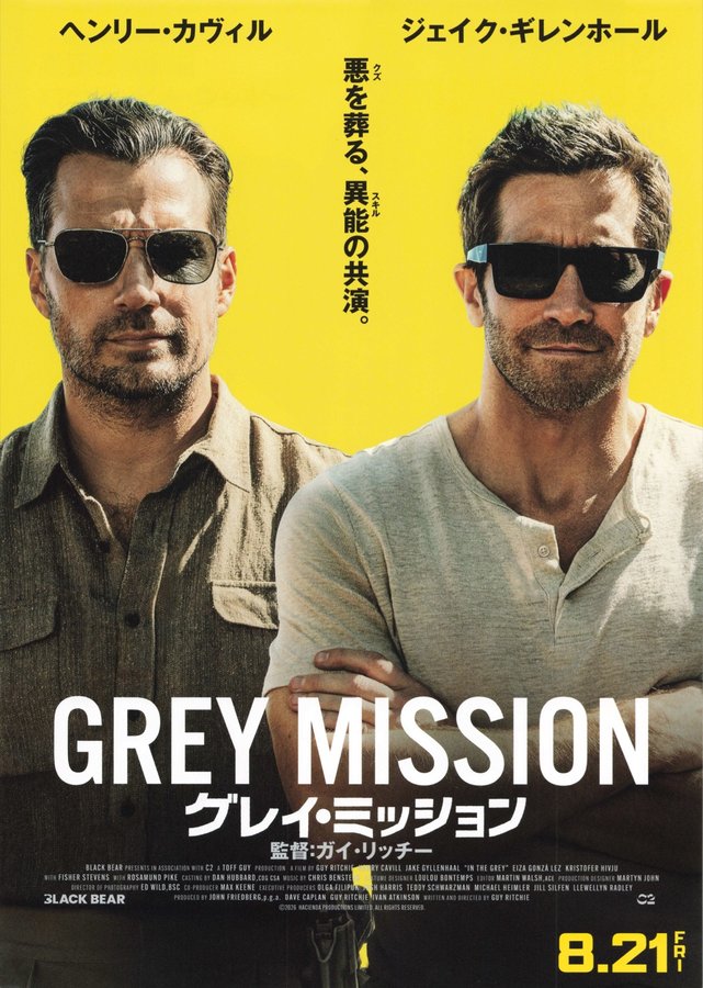 In the Grey (2026) original Japanese theatrical chirashi flyer