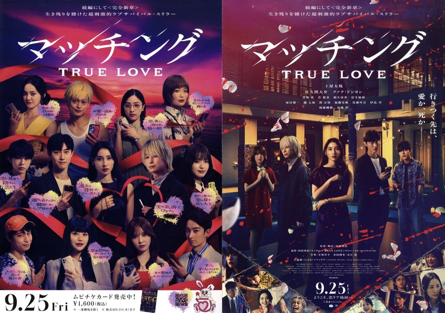 マッチング　TRUE LOVE (2026) original Japanese theatrical chirashi flyer