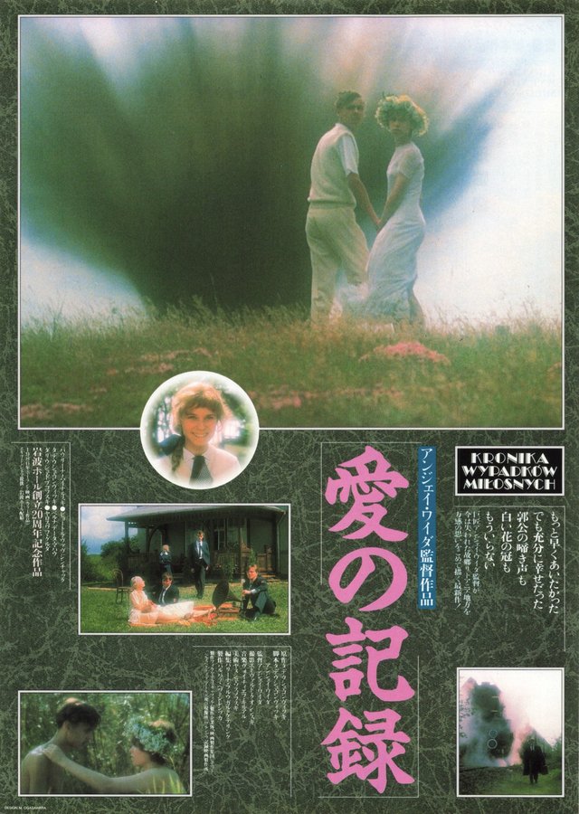 KRONIKA WYPADKOW MITOSNYCH (1987) original Japanese theatrical chirashi flyer